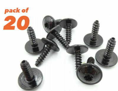 20x TORX Schraube Karosserie Mit Scheibe TX25 4,8x16x15mm F&uuml;r