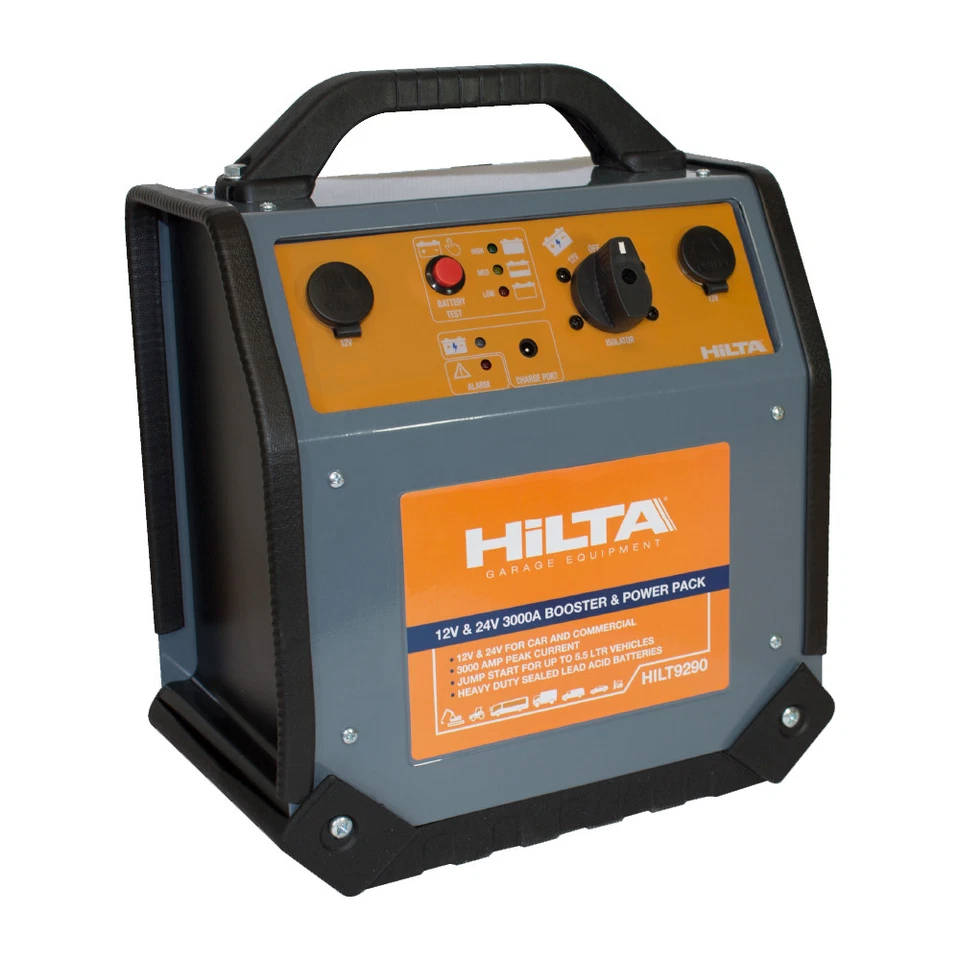 Heavy Duty Battery Power Booster Jump Start Rescue Pack 3000 AMP 12v/24v 03937 - Image 1 of 4