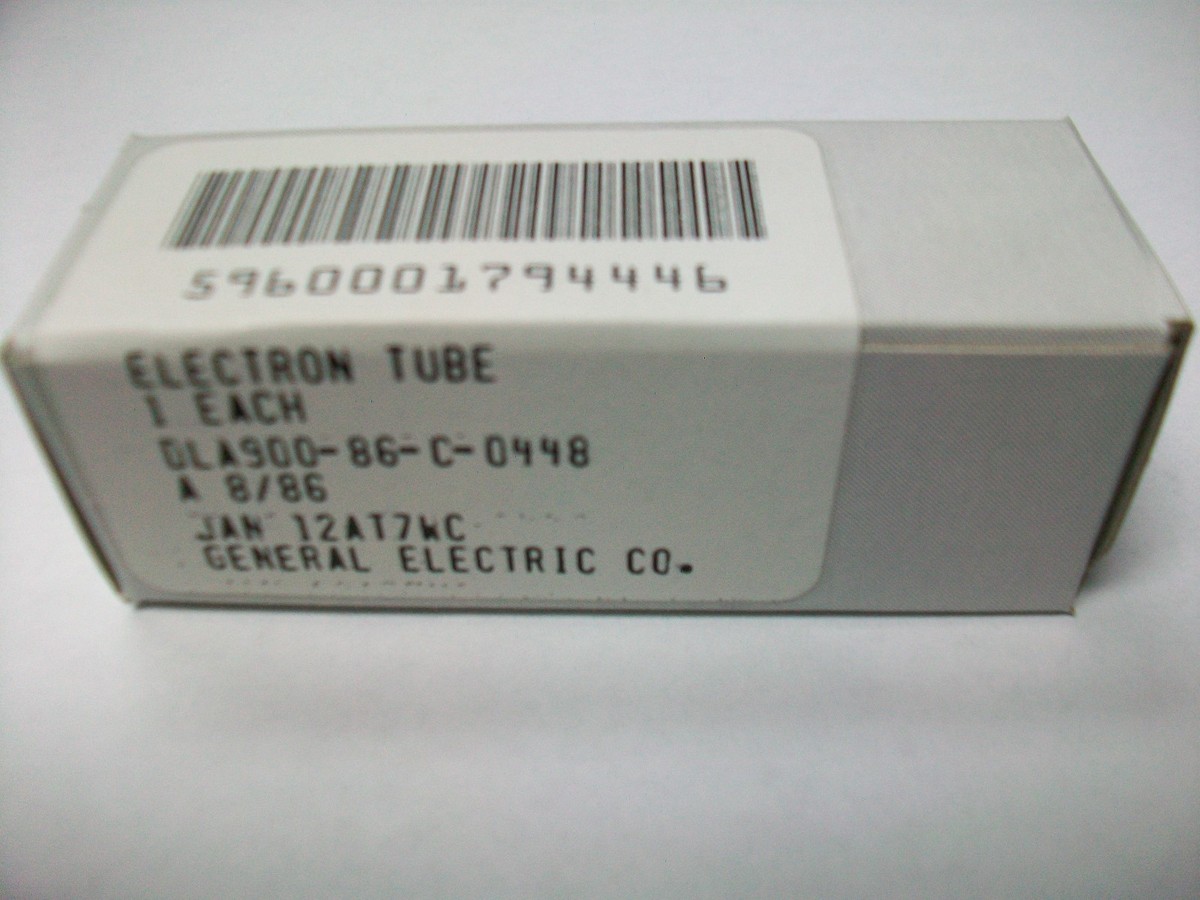 新品未使用GE真空管JAN-6201/12AT7WC 希少 M-788 NOS GE JAN 12AT7WC / 6201 TUBES | eBay