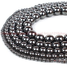 Hematite Beads Nonmagnetic Strand Round For Jewelry Making 6mm 8mm 10mm
