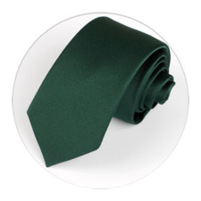 NEW Men's 100 Silk Green Necktie for Business  Weddings
