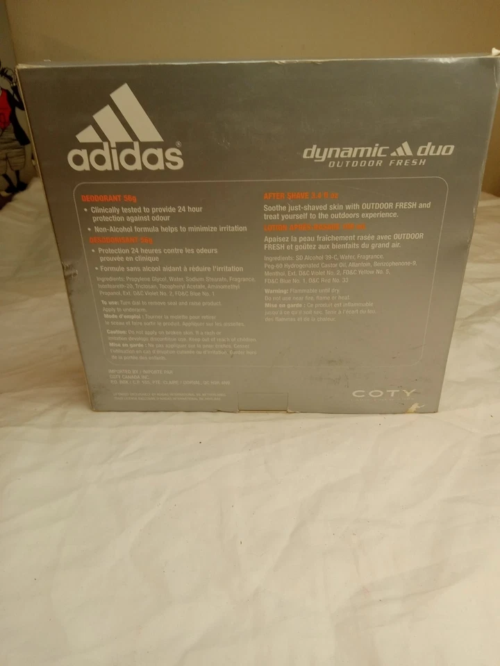 ADIDAS AFTER SHAVE  LOTION  APRES RASAGE , 100 mL,/DEODORANT 56g  VINTAGE - Image 4 of 4