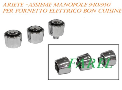 ARIETE -ASSIEME MANOPOLE 940/950 PER FORNETTO ELETTRICO BON CUISINE  AT6256003800 | eBay
