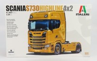Modellino Lkw Statico Italeri Scania S730 V8 Highline Tractor Truck 1/24