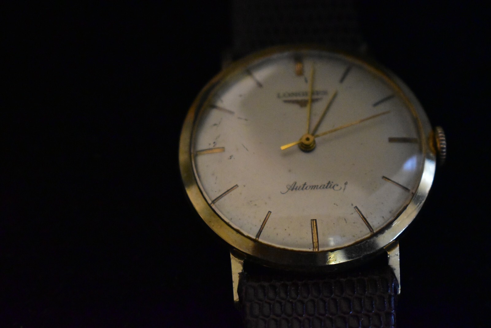 LONGINES 14K SOLID GOLD AUTOMATIC WINDING  MENS W… - image 2