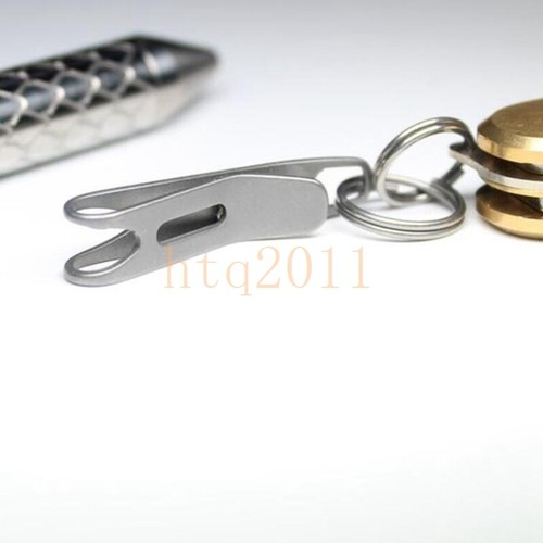 EDC 1 PC Small Titanium alloy Pocket Clip Quick Hanging Tool with Key Ring - Picture 3 of 6