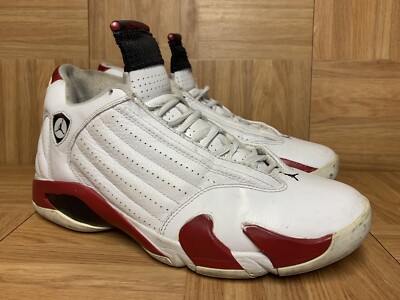 jordan 14 red and white