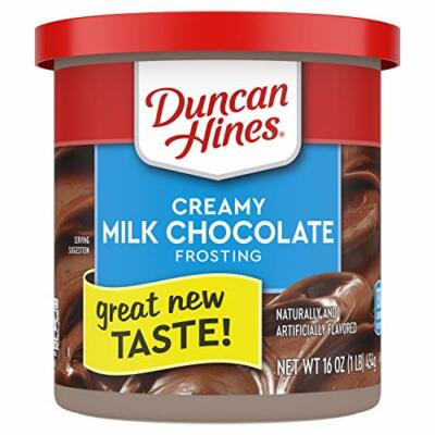 Duncan hines creamy homestyle Milk chocolate premium frosting 16oz (644209004393)