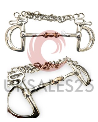 Kimblewick D/J Kupfer Link Edelstahl Bit (UKSALES25 ) *VERSAND AM SELBEN TAG*
