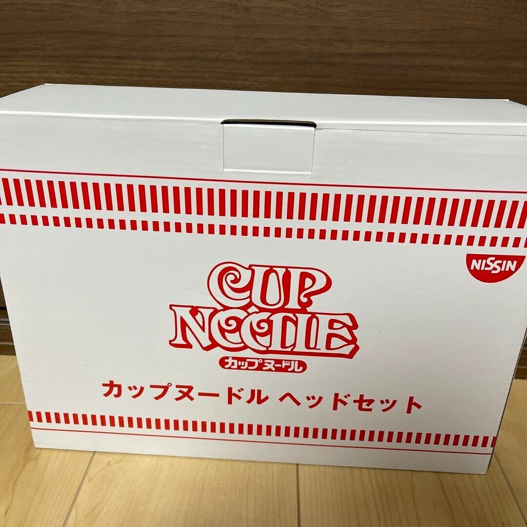 Nisshin Cup Noodle Quest Headset Headphones from Japan used Nisshin Cup Noodle Quest Headset Headphones from Japan used