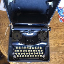 Vintage 1936 Royal Junior Typewriter J50426, 3Keys Stuck, SEE VIDEO. AS-IS, VTG thumbnail