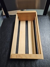 Napa Valley Box Co. 12 Music Cassette Tape Storage Wood Rack Case Crate Wooden