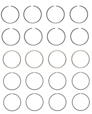 EngineTech Piston Ring Set for 1 Engine 1.00mm .040in Oversize 1.00mm .040in Ove