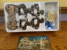 LOD Enterprises THE WAR AT TROY Plastic Figure Sets  CARD DETACHED NIB