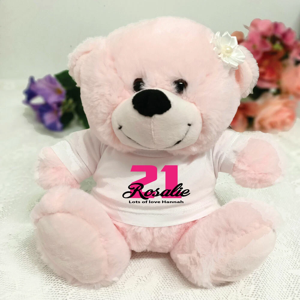 21st best sale birthday teddy
