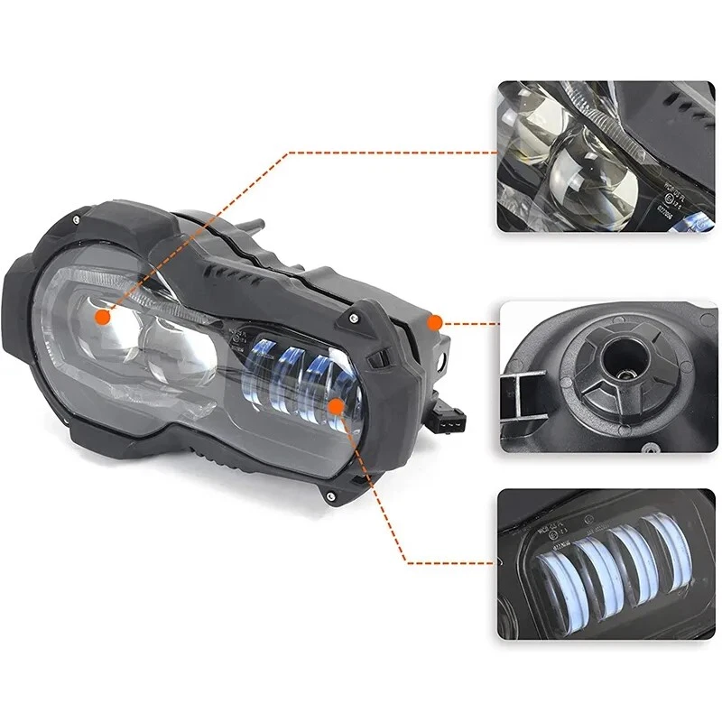 Faro LED con DRL para BMW R1200 GS 2005-2012 R1200GS Adventure 2006 2007-2013 Foto 4 de 4