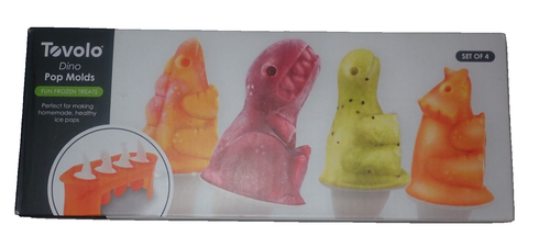 Dino Ice Pop Molds / Dinosaur Popsicle Mold 4pc set by Tovolo New - 第 1/3 張圖片