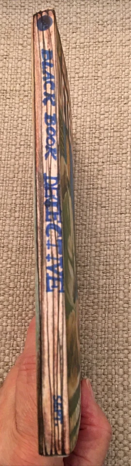 Vintage Book Cover Puzzle Stocking Stuffer Vintage Pulp Black Book Handmade GIFT - Image 3 of 4