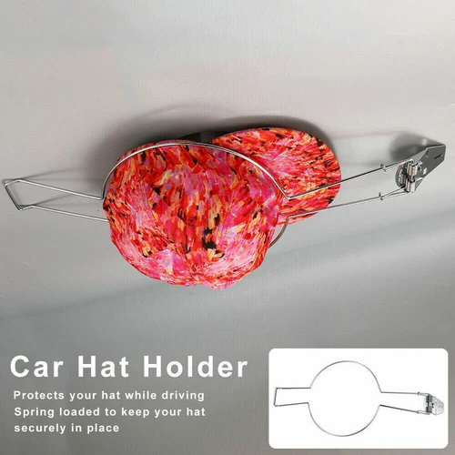 Car Hat Holder Saver Riding Helmet Akubra Equestrian Hard Spring Load Cover New - Picture 6 of 13