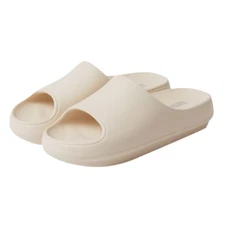 32 Degrees Unisex Cushion Slide Sandal Shower Friendly CREAM CHOOSE SIZE