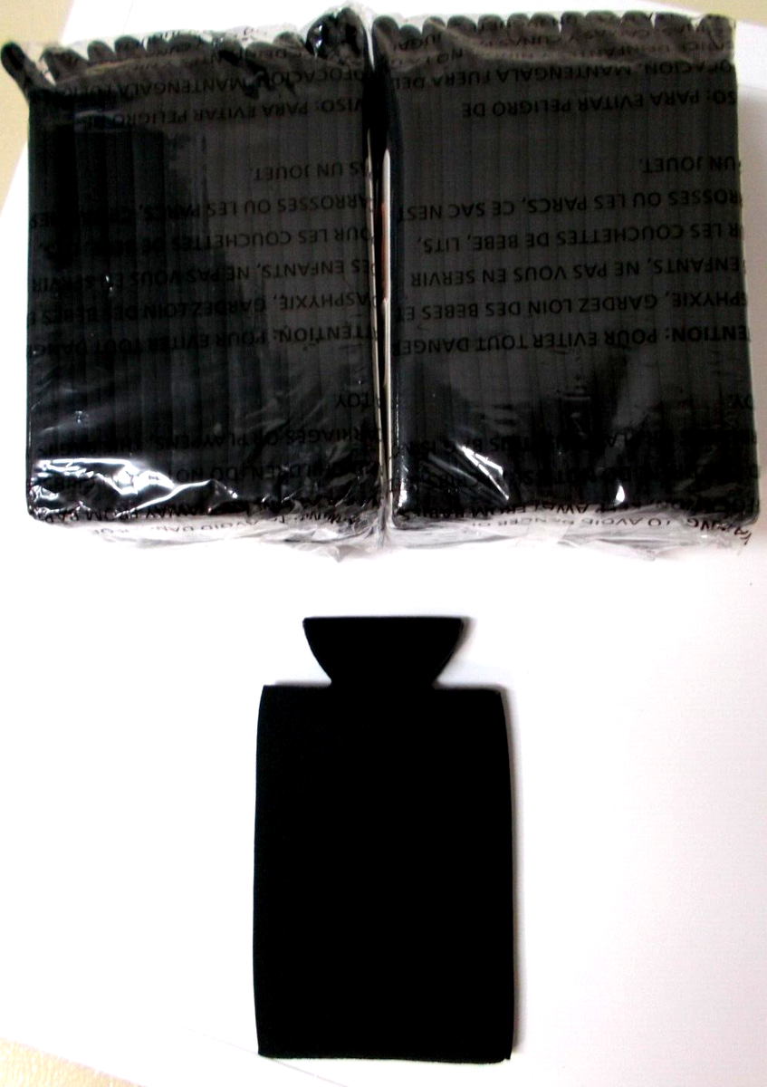 25 BLACK 12oz SLIM Can Coolers Flexible Beverage Koozies Blank