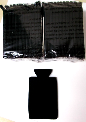 25 BLACK 12oz SLIM Can Coolers Flexible Beverage Koozies Blank