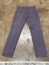 80s 90s Wrangler Purple Burgandy Jeans Vintage High Waisted USA 34x34