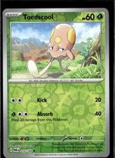 Pokemon Toedscool 016/182 Paradox Rift Reverse Holo Common  4 Card Lot