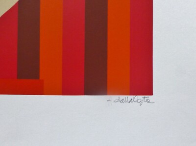 Amleto Dalla Costa LA SIGNORA DEL DIVANOHAND SIGNED Silkscreen