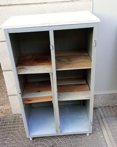 Armadio metallico armadietto portaoggetti garage utensili spogliatoio ufficio - Foto 17 di 18