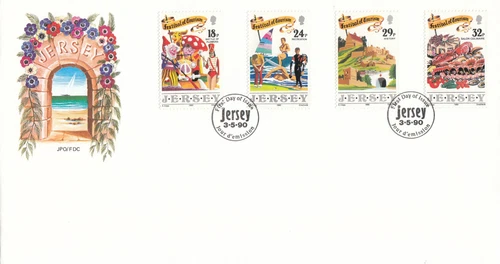 Festival of Tourism GB Jersey FDC 1990 (100326)
