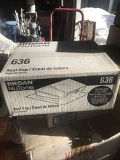 636 Roof Cap Duct Vent Rooftop Ventilation Back Damper Exhaust Fan