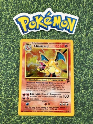Charizard 2nd Edition Holo Base Wotc 1st Gen Pokemon Card Non Shadowless Ebay