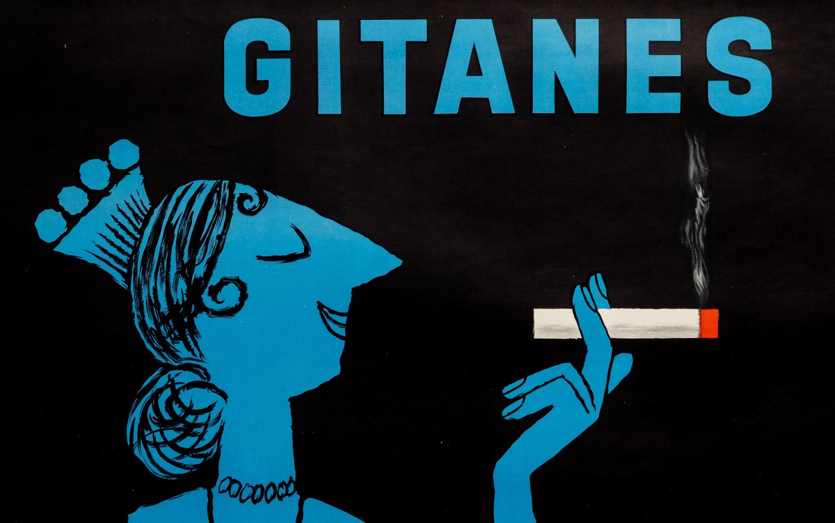 GITANES ・ジタン1953年 未使用リト　SAVIGNAC/サヴィニャック Savignac（サヴィニャック）「GITANES（ジタン）」 | happy