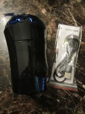 New Portable Car Auto Ashtray Blue LED Light Smokeless Ashtray Cigarette Holder