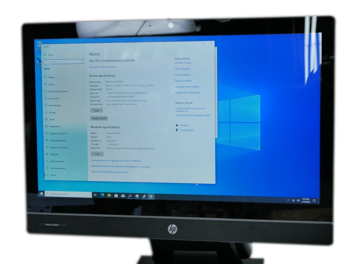 HP EliteOne 800 G1 AIO 23