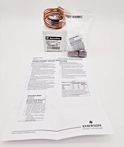 Emerson Head Power Element HF SER. R-22/R407C X-26300 GT-6061-1 HCA-1 HED00214