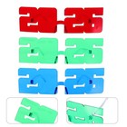  3 Pcs Occhiali Da Festa Di Natale Calici Divertenti Vista Capodanno