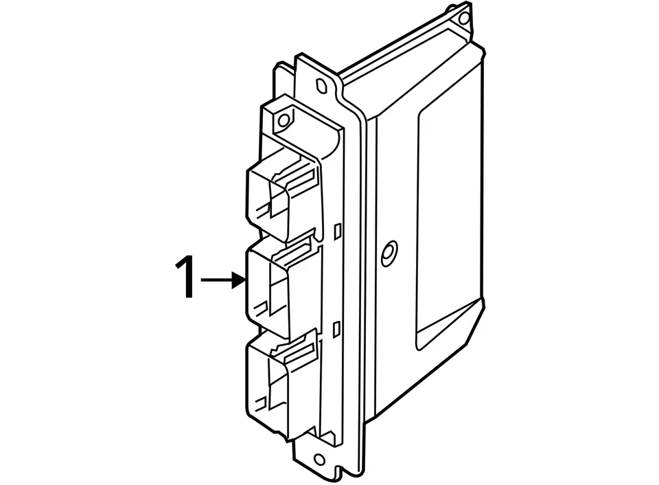 Engine ECM Electronic Control Module 3.7L Fits 11-13 FORD F150 PICKUP 2058970 Foto 4 de 4