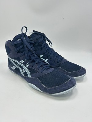 Asics Matcontrol 2 Men`s Size 8.5 Peacoat Blue Wrestling Shoes 1081A058