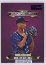 2021 Panini Diamond Kings Debut Artist Proof Blue Triston McKenzie #DDK-CI 0q3