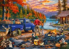 Sunset Lake 300 PC Large Format Puzzle