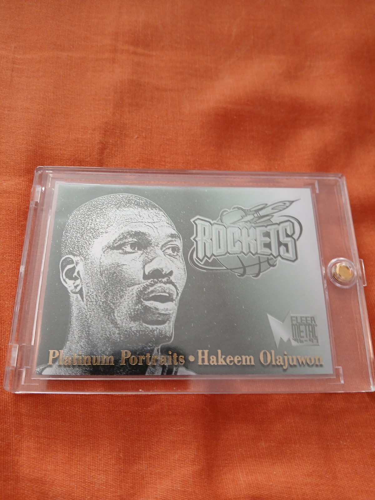 Hakeem Olajuwon 1996-1997 Metal Platinum Portraits #9