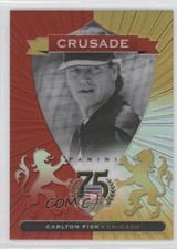 2014 Panini Hall of Fame Crusades Red 47/75 Carlton Fisk #84 HOF 1j6