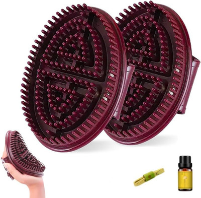 2PCS Meridian Brush Massage Brush, Beauty Salon Professional Custom Meridian Bru