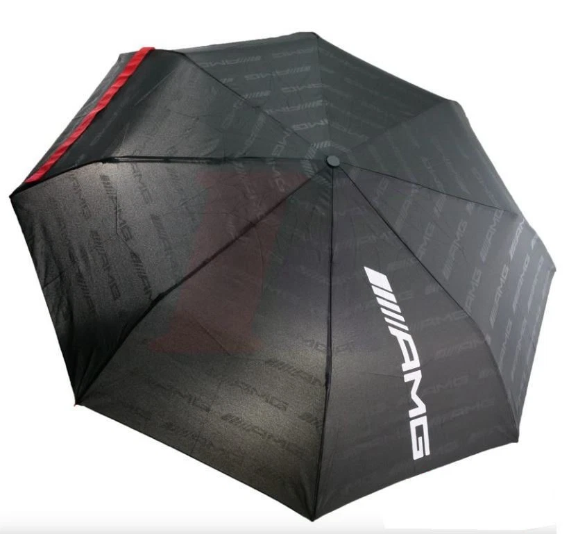Parapluie Mercedes-Benz Original - Bleu, Anti-vent, Diamètre 105 Cm - Longueur Fermé 86 Cm