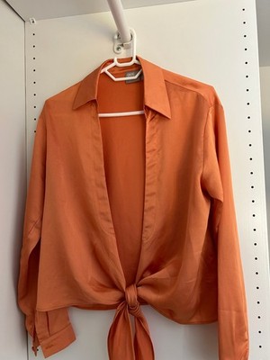 ASOS Flowy Burnt Orange Top  Size: UK 4, EU 32, US 0, Excellent condition