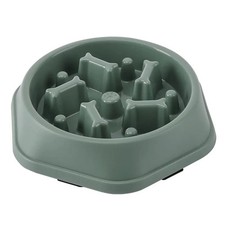 Dog Bowl Slow Feeder Pet Bowl Anti Bloating Anti Slip Feet Interactive Feed Dish