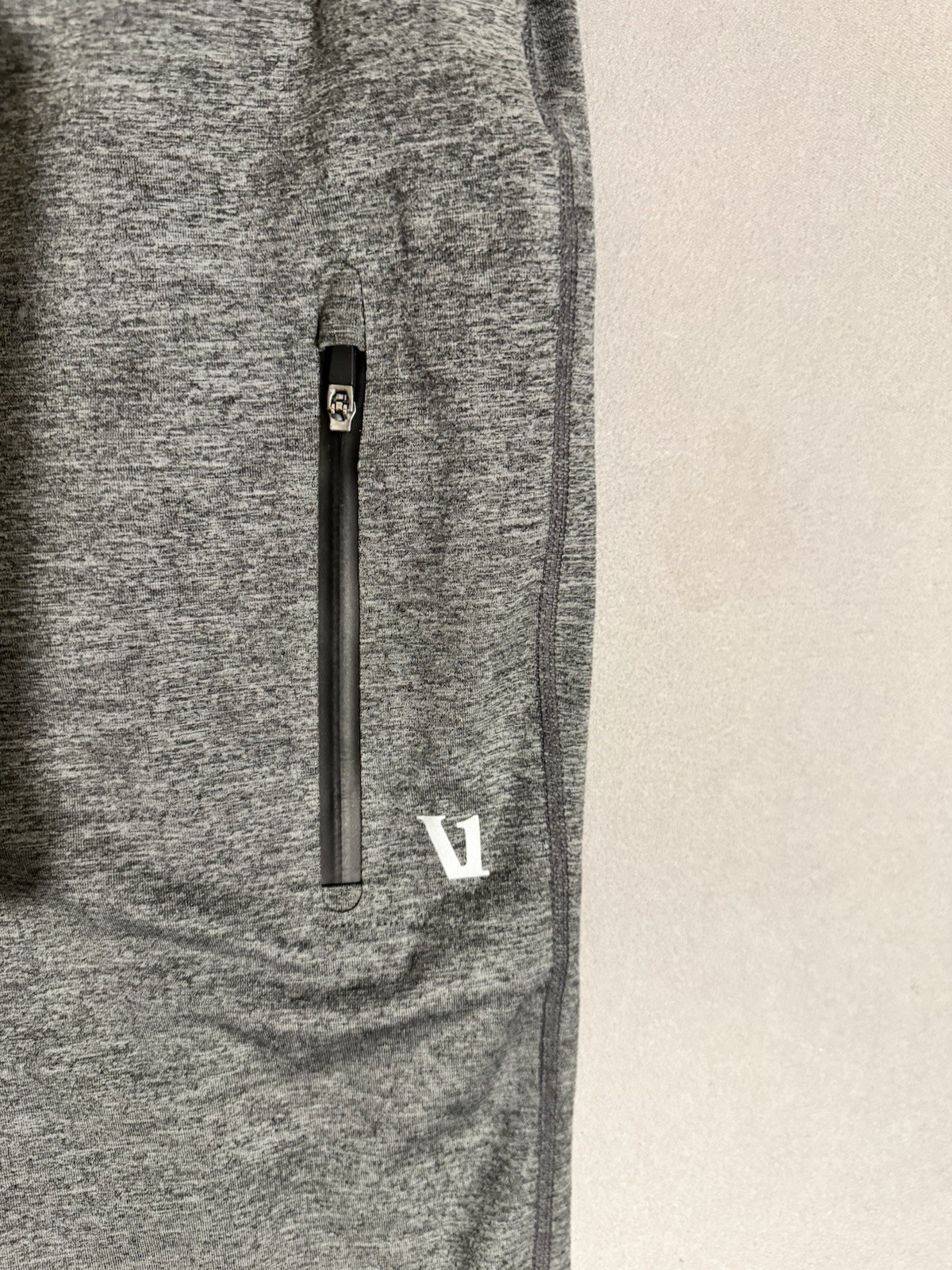 Vuori Mens Sunday Performance Jogger Pants Light Heather Gray V416 Size L image 5