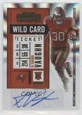 2020 Contenders RPS Wild Card Ticket /100 Ke'Shawn Vaughn Rookie Auto RC 1m1a. rookie card picture